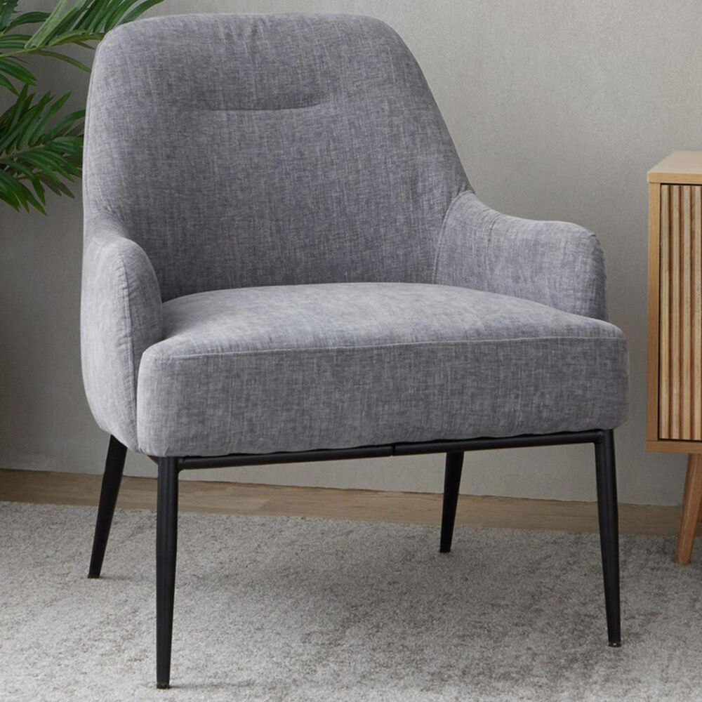 Lumisource Marcel Accent Chair in Light Grey, , large