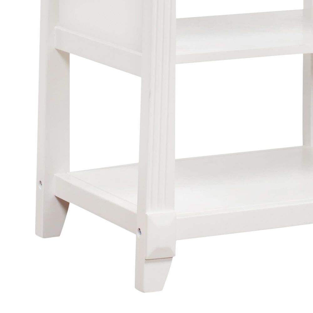 Sorelle Berkley 2 Shelf Nightstand in White, , large