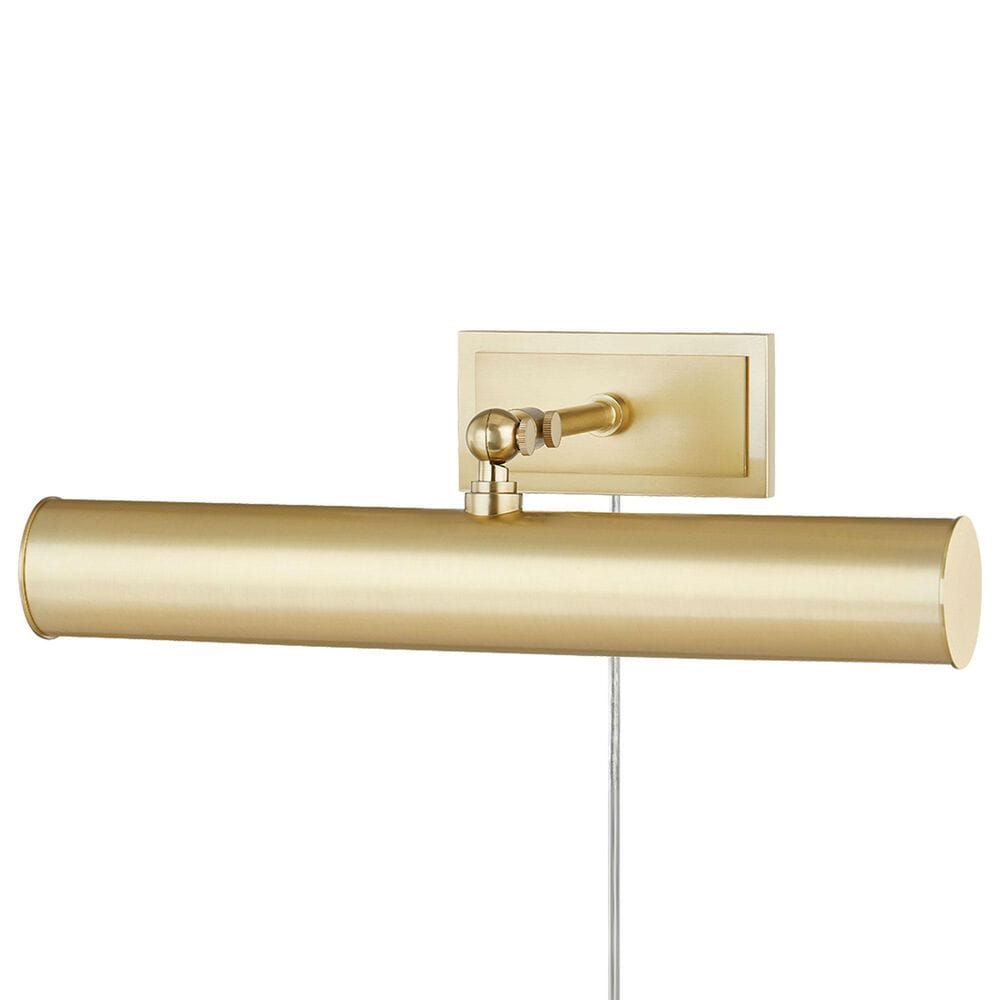Mitzi Lighting Holly 2-Light Plug-In Picture Light in Aged Brass, , large