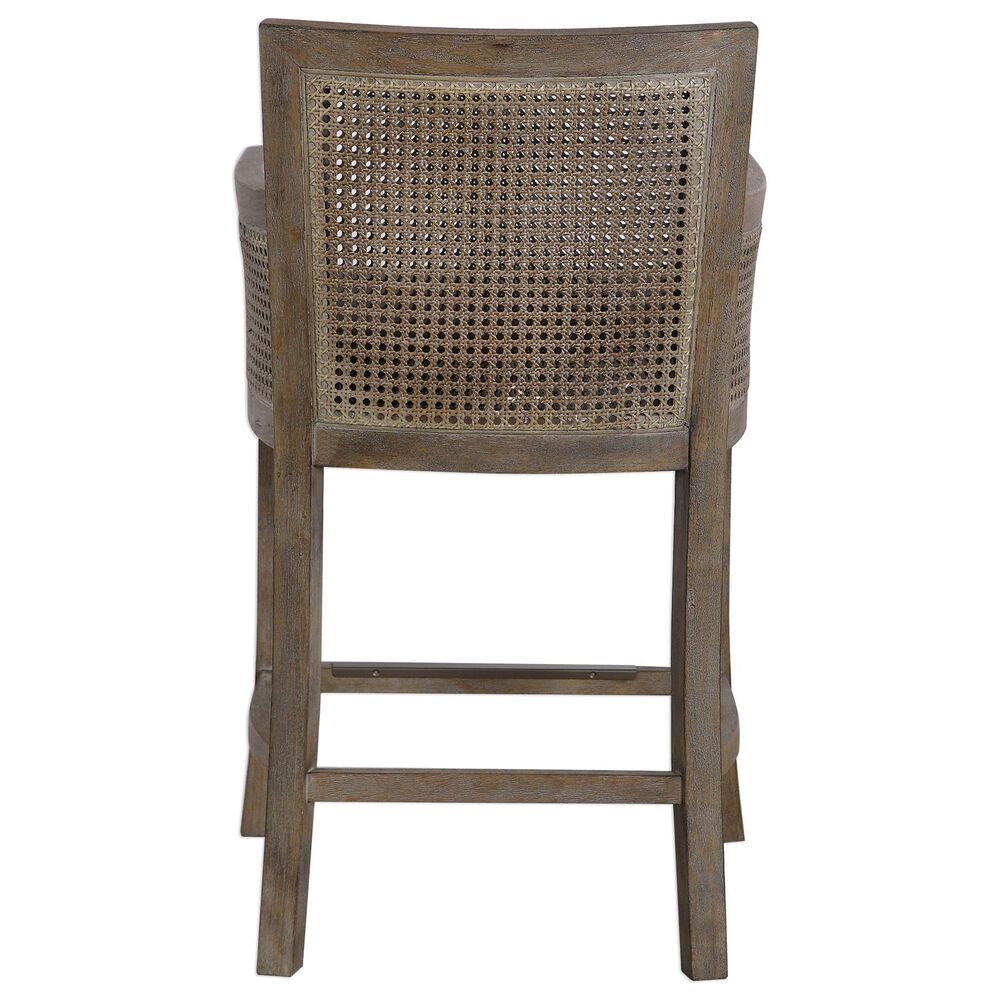 Uttermost Encore 26" Counter Stool in Brown Nebraska Furniture Mart