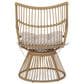 Hearth and Haven Elaine 2-Piece Patio Chat Set with Beige Cushion in Light Brown, , large