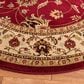 Safavieh Lyndhurst LNH553 5"3" Round Red and Ivory Area Rug, , large