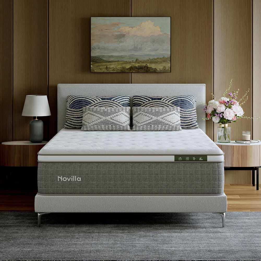 Novilla Vela 12" Medium Queen Mattress in a Box, , large