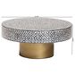 Baxton Studio Idra Coffee Table in Black, White and Gold, , large