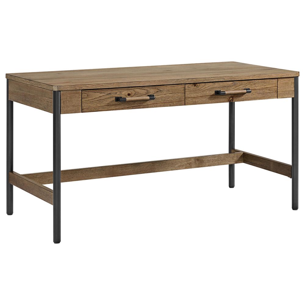 Hawthorne Furniture Norcross 60" Writing Desk in Hickory and Black, , large