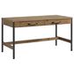 Hawthorne Furniture Norcross 60" Writing Desk in Hickory and Black, , large