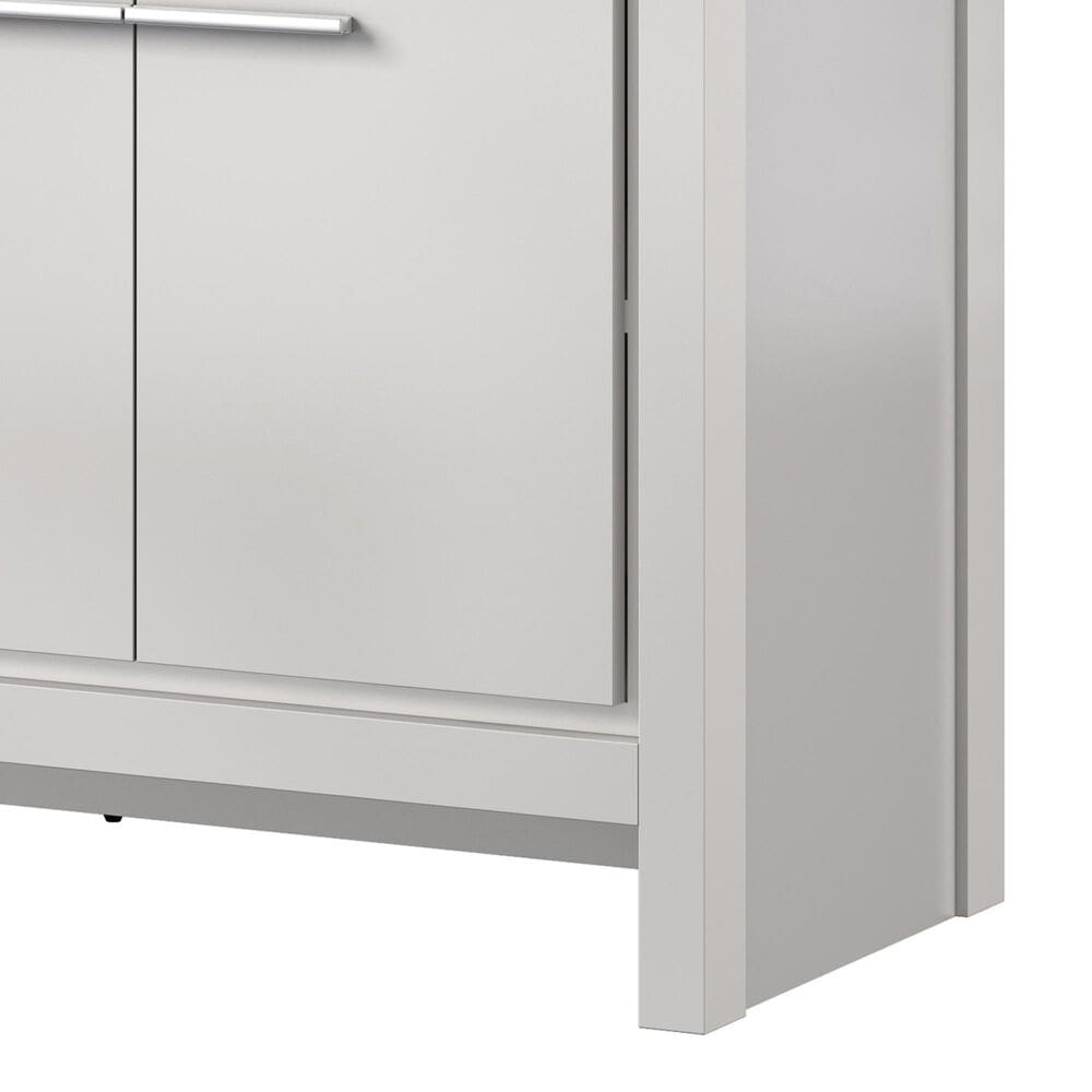 Lexora Home Lafarre 60&quot; Double Bathroom Vanity in Rustic Acacia with 2 cm White Cultured Marble Top, Rectangular Sinks and 55&quot; Mirror, , large