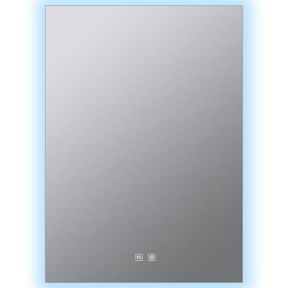 Lexora Home Vellum 24" x 28" LED Vanity Mirror, , large