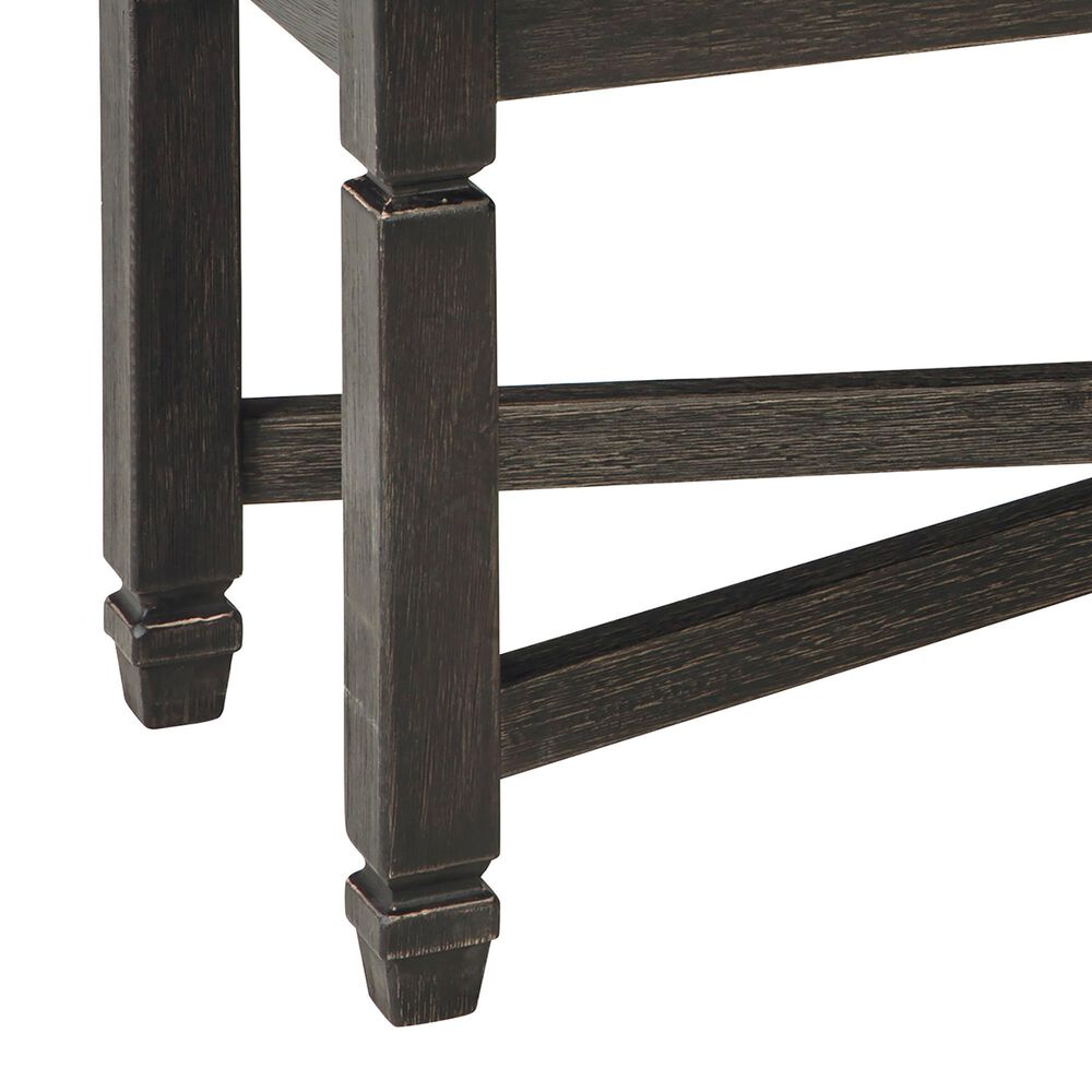 Ashley Tyler Creek Upholstered Dining Bench in Black, , large
