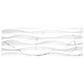Emser Sculpture White 13" x 36" Ceramic Tile, , large