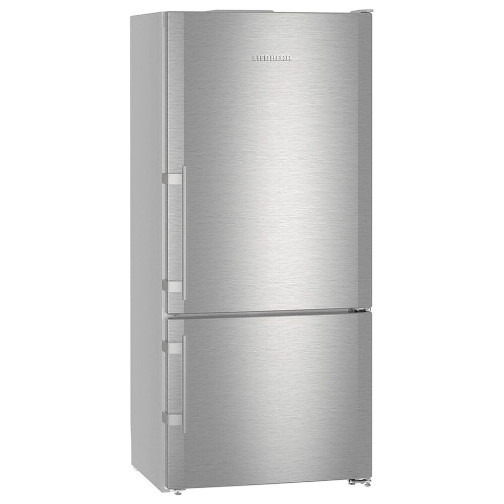Liebherr 12.8 Cu. Ft. Counter-Depth Freestanding Bottom-Freezer Refrigerator with Ice Maker in Stainless Steel, , large