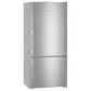Liebherr 12.8 Cu. Ft. Counter-Depth Freestanding Bottom-Freezer Refrigerator with Ice Maker in Stainless Steel, , large