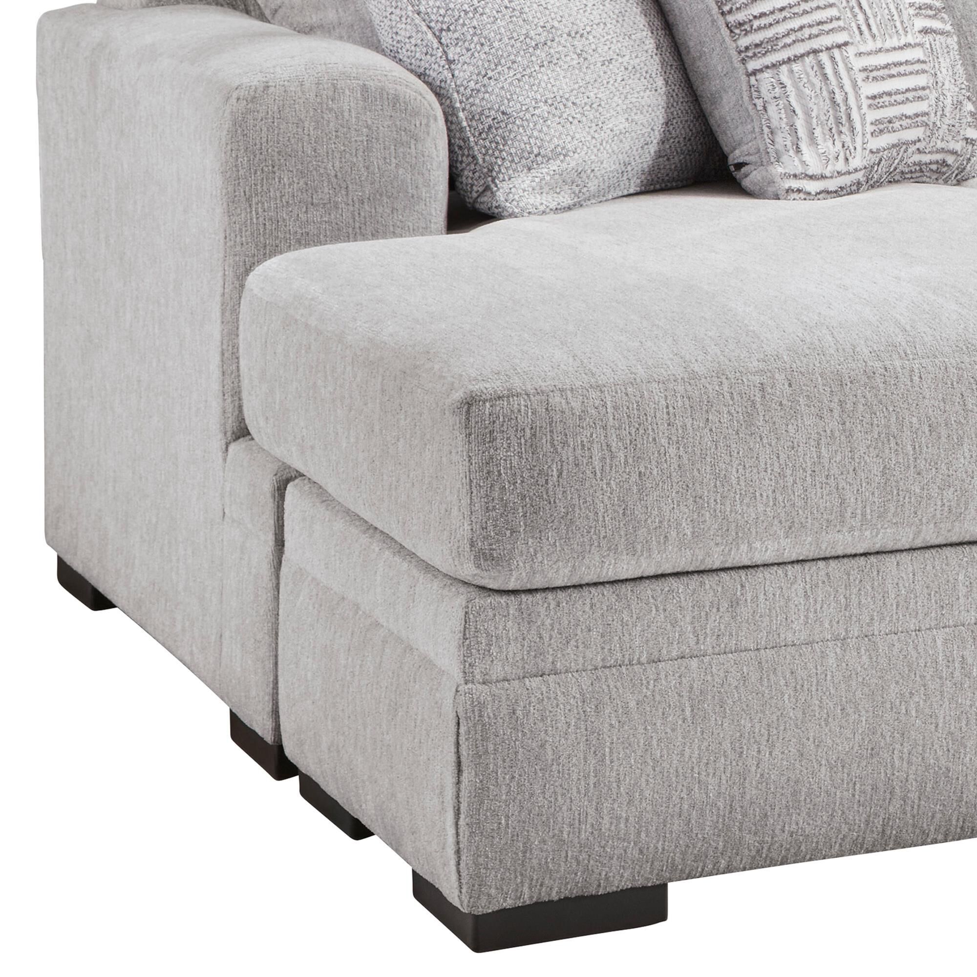 Ashley Gabyleigh 2-Piece Stationary Right Facing Sectional in Nickel