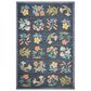 Rifle Paper Co. x Loloi Rosa Hawthorne 5" x 7"6" Navy Area Rug, , large