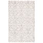 Safavieh Micro-Loop Damask 5" x 8" Ivory and Grey Area Rug, , large