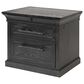 Wycliff Bay Willow Lane 5-Piece L-Shaped Desk with Bookcase, Ladder and Lateral File Cabinet Set in Ebony Black, , large