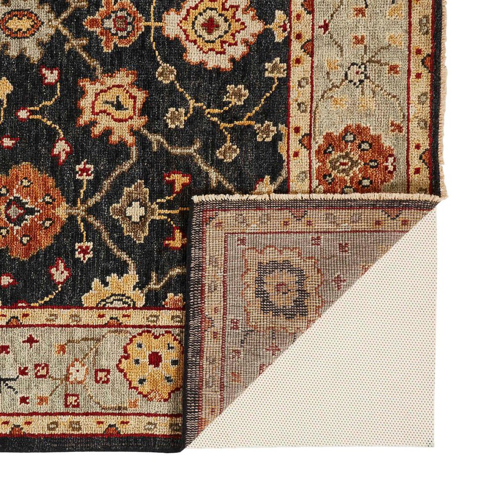Feizy Carrington 2&#39;6&quot; x 8&#39; Charcoal and Light Blue Area Rug, , large