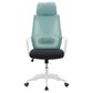 CorLiving Workspace Office Chair with White Frame in Teal and Black, , large