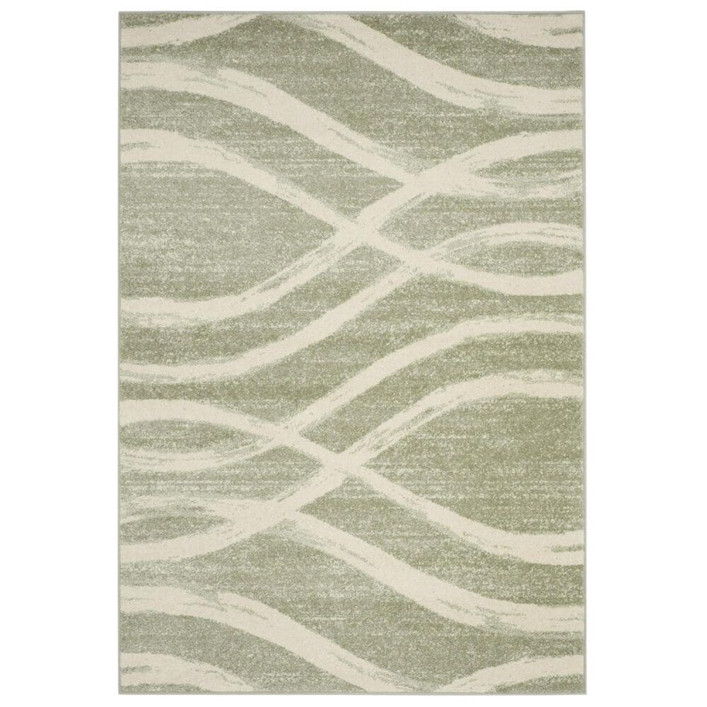 Safavieh Adirondack ADR125X 5&#39;1&quot; x 7&#39;6&quot; Sage and Cream Area Rug, , large