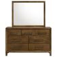 New Heritage Ballard 4 Piece Wood Queen Panel Bedroom Set in Walnut, , large