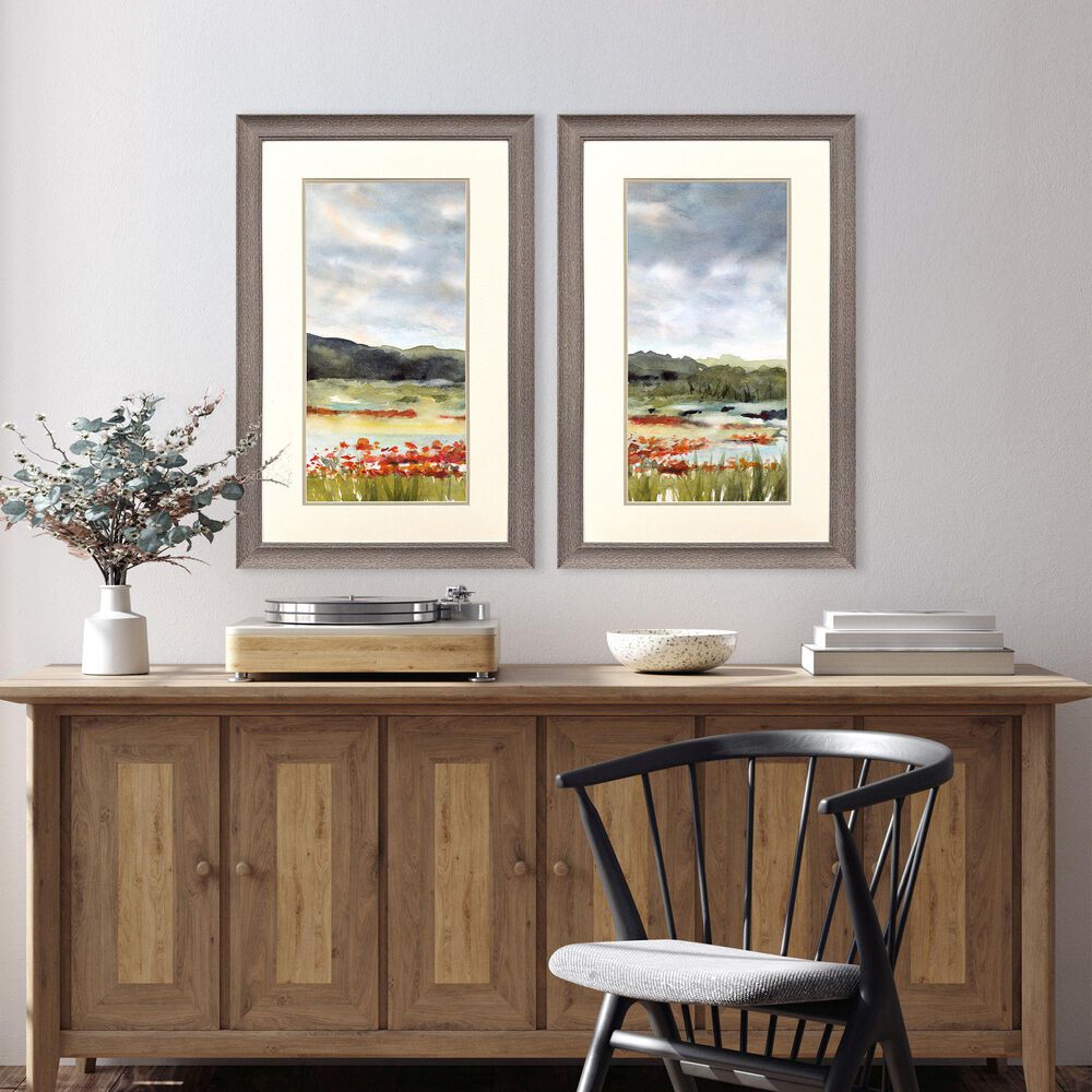 Paragon 21" x 33" Spring Awaits Wall Art in Green (Set of 2), , large