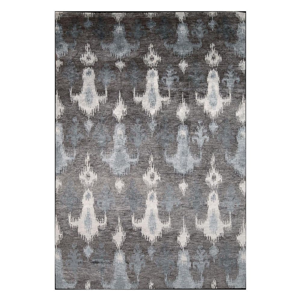 Nourison Silk Shadows SHA09 5'6" x 7'6" Grey Area Rug, , large
