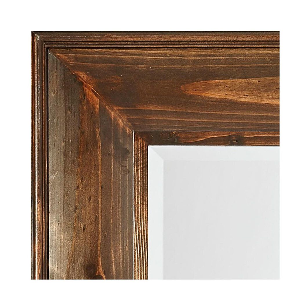 Garber Collection Leaner Floor Mirror in Brown, , large