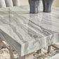 Ashley Larawyn Counter Height Table in Bisque, White and Gray - Table Only, , large