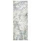 Surya Dresden Medium Gray, White, Gray, Light Slate, Mustard and Rust 2"7" x 7"3" Runner, , large