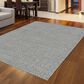 Radici USA Fascinosa Solid 8" x 10" Charcoal Area Rug, , large