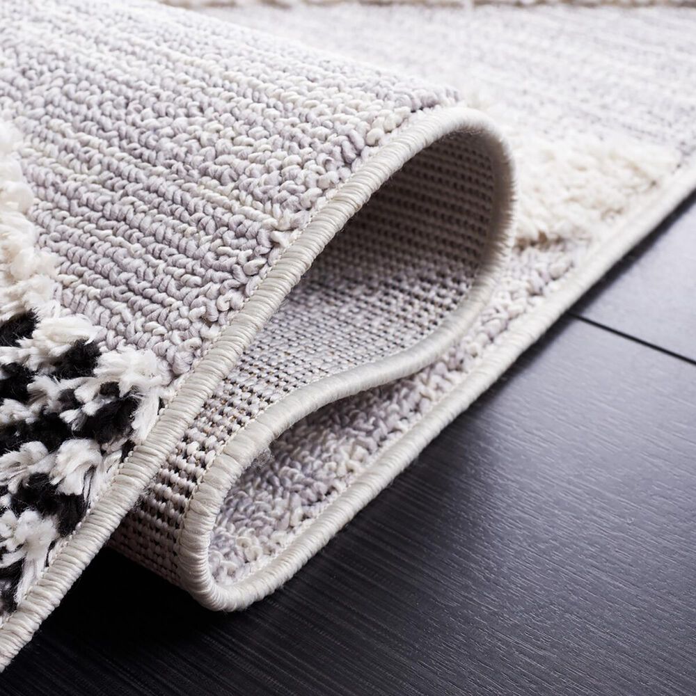 Safavieh Marrakesh MRK564 2&#39;2&quot; x 6&#39; Grey and Ivory Runner, , large