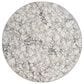 Radici USA Livigno Contemporary 5"3" Round Grey Area Rug, , large