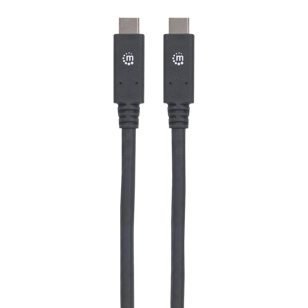 Manhattan 6" USB 3.2 Gen 1, Type-C Male to Type-C Male, 5 Gbps in Black, , large