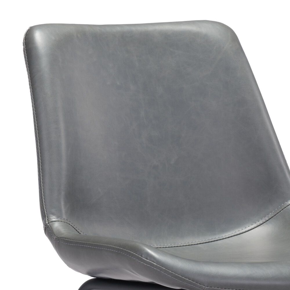 Zuo Modern Byron Counter Chair in Gray/Black, , large