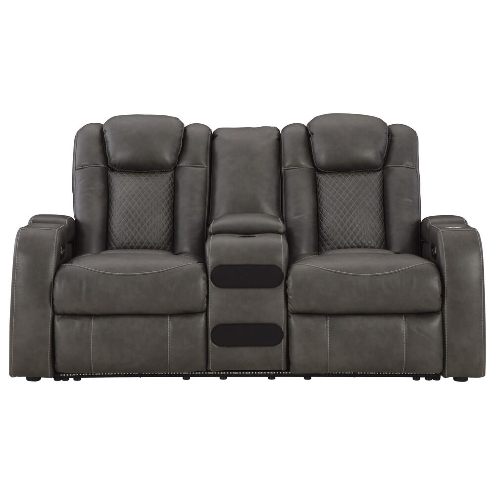 Ashley Fyne-Dyme 3-Piece Power Reclining Living Room Set in Shadow, , large