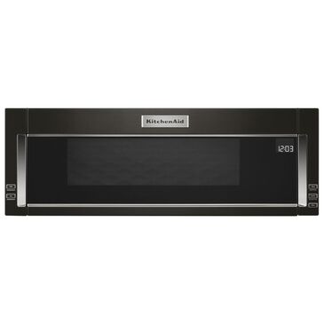 KitchenAid Low Profile Micro Hood Combo in Black Stainless Steel, , large