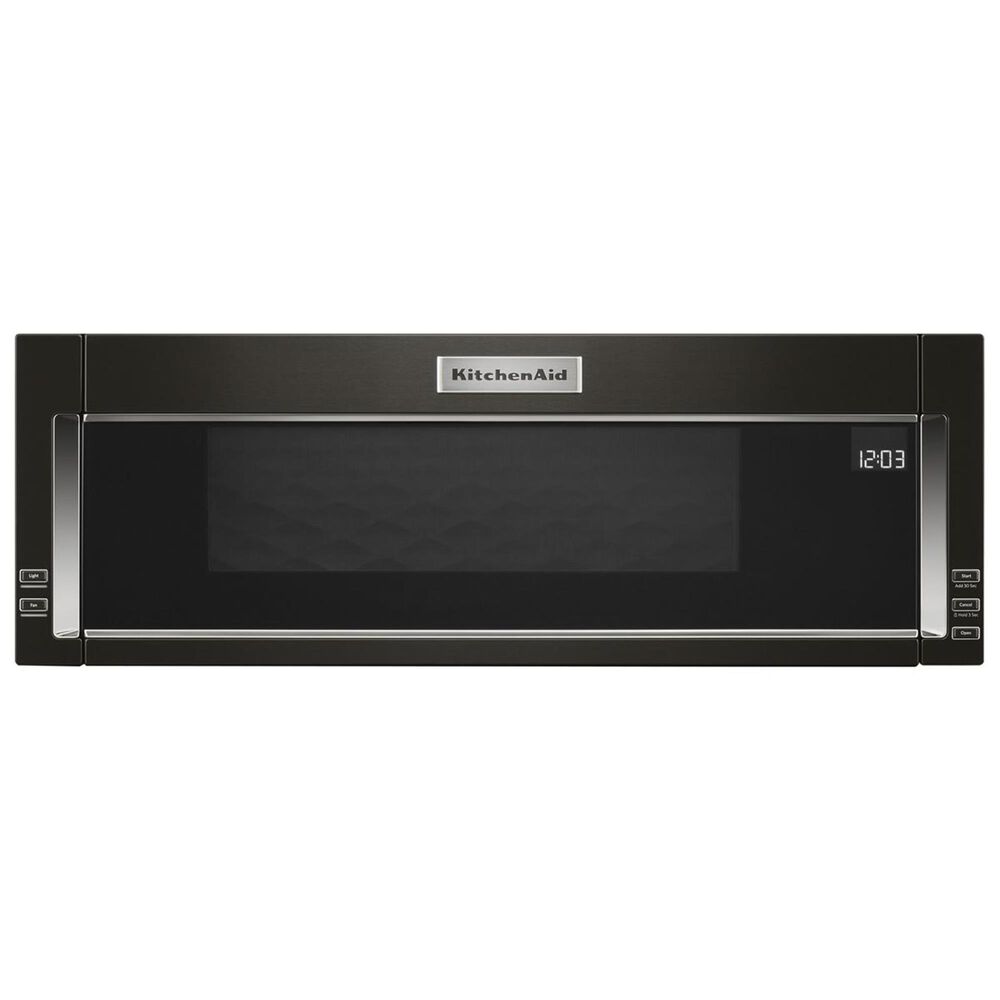 KitchenAid Low Profile Micro Hood Combo in Black Stainless Steel, , large