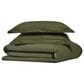 Pem America Cannon Solid Percale 3-Piece Full/Queen Duvet Set in Green, , large