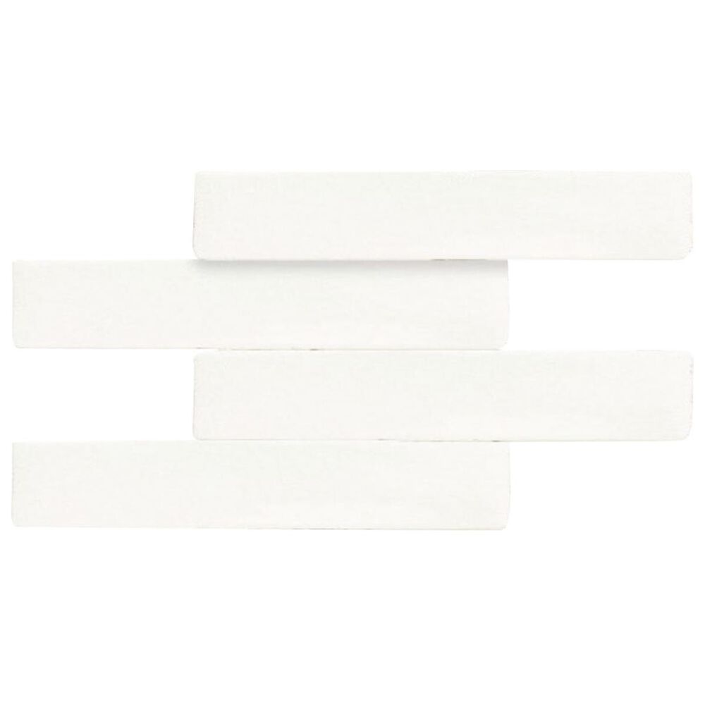 Soci Chateau Crafted Brick Cotton 2" x 10" Ceramic Mosaics Tile, , large