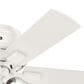 Hunter Crestfield Low Profile 42" Ceiling Fan with Lights in Fresh White, , large