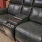Flexsteel Alexander Power Reclining Loveseat with Console in Weathered Stone, , large