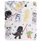 Lambs and Ivy Star Wars Classic Fitted Crib Sheet in Gray, Green, White and Black, , large