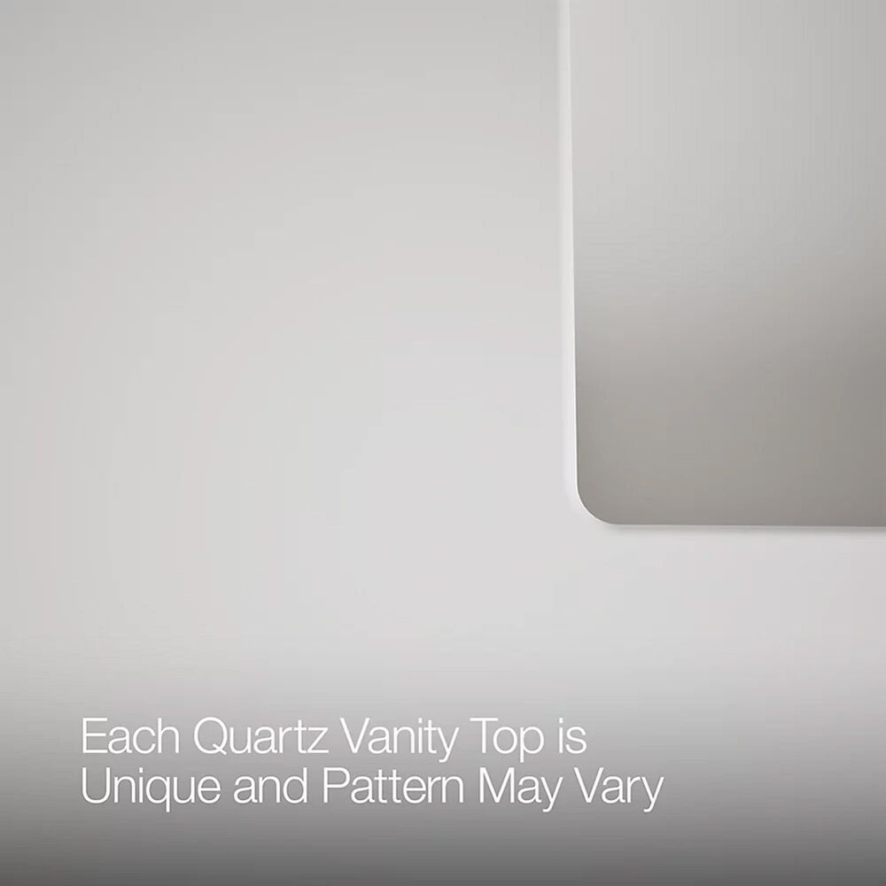 Kohler Winnow 36" Single Bathroom Vanity in White with 2 cm White Quartz Top, , large