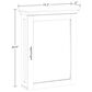 RiverRidge Home Somerset Wall Cabinet with Mirror in White, , large