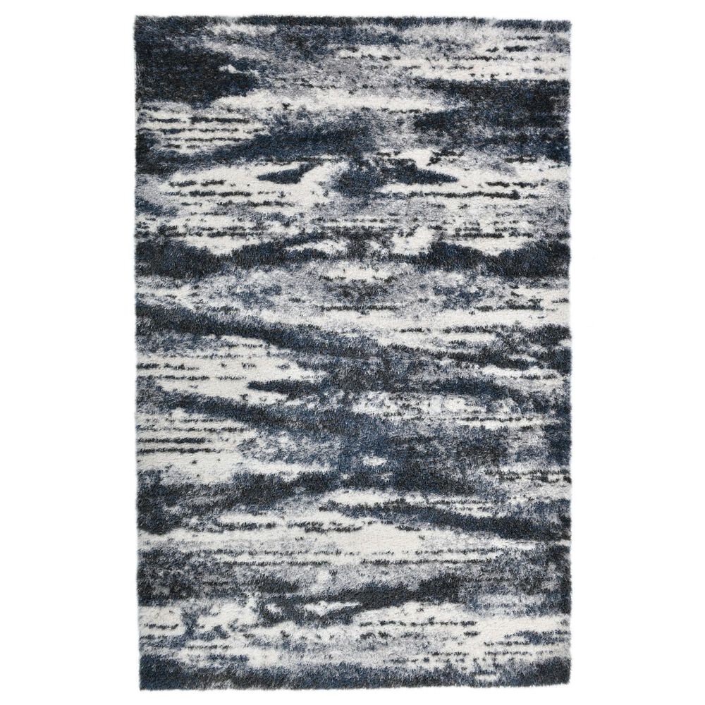 Central Oriental Pulse Aubriella Beige and Blue 5'3" x 7'3" Area Rug, , large