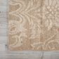 Nourison Silk Shadows 9"9" x 13"9" Light Gold Area Rug, , large