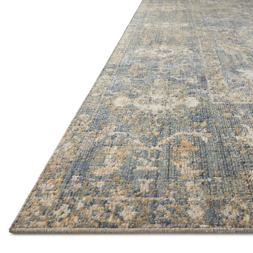 Chris Loves Julia x Loloi Rosemarie 2&#39;7&quot; x 4&#39; Sand and Lagoon Area Rug, , large