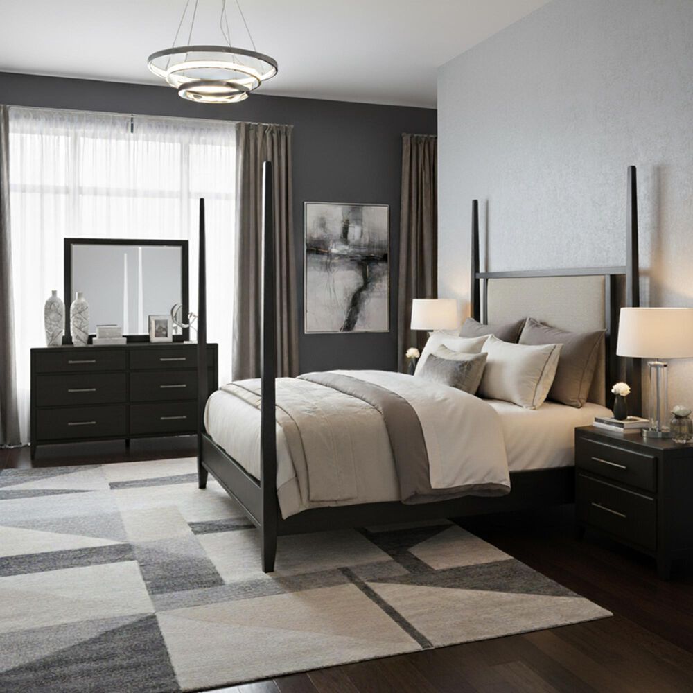 Sasha Lee 6 Drawer Dresser Only in Black, , large