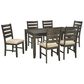 Ashley Rokane 7-Piece Dining Set in Light Brown, , large