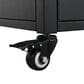 Hearth and Haven Outdoor Kitchen Island Cart with Dual Expandable Stainless Steel Tabletops in Black, , large
